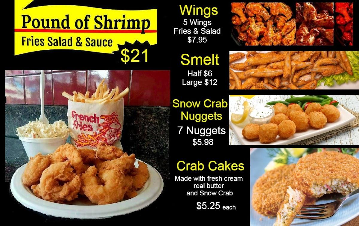Menu at Troha's Chicken & Shrimp House restaurant, Chicago