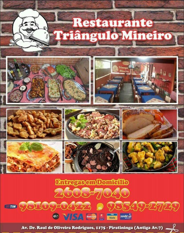 Restaurante Triângulo Mineiro cardápio