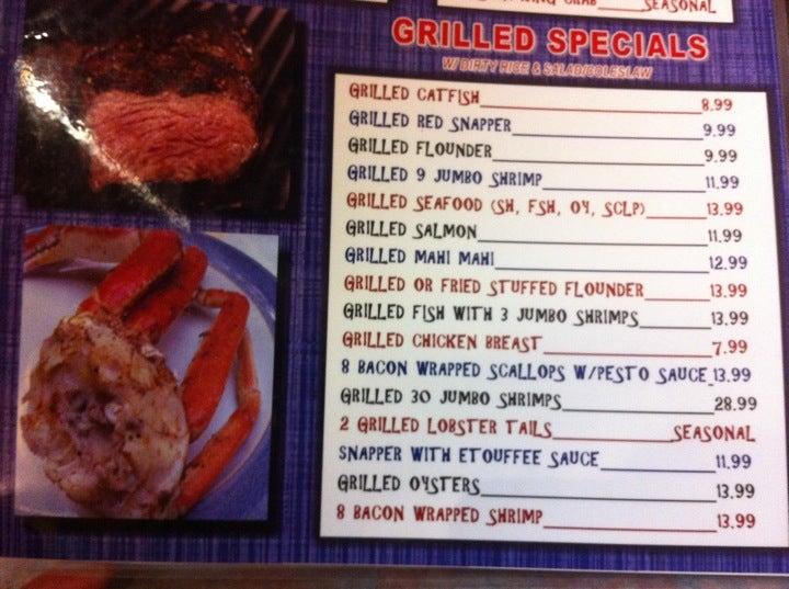 Menu At Baytown Seafood Restaurant West Columbia   R4b4 Menu BayTown Seafood 2021 09 2 