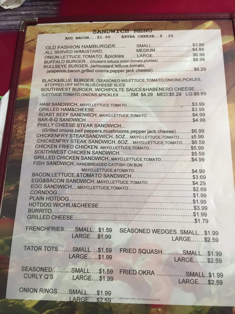 Menu at Ann's Country Kitchen restaurant, USA, OK-58