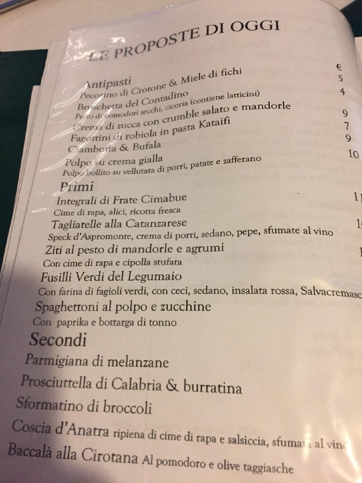 Menu At Dongi Restaurant Milan Menu At Dongi Restaurant Milan