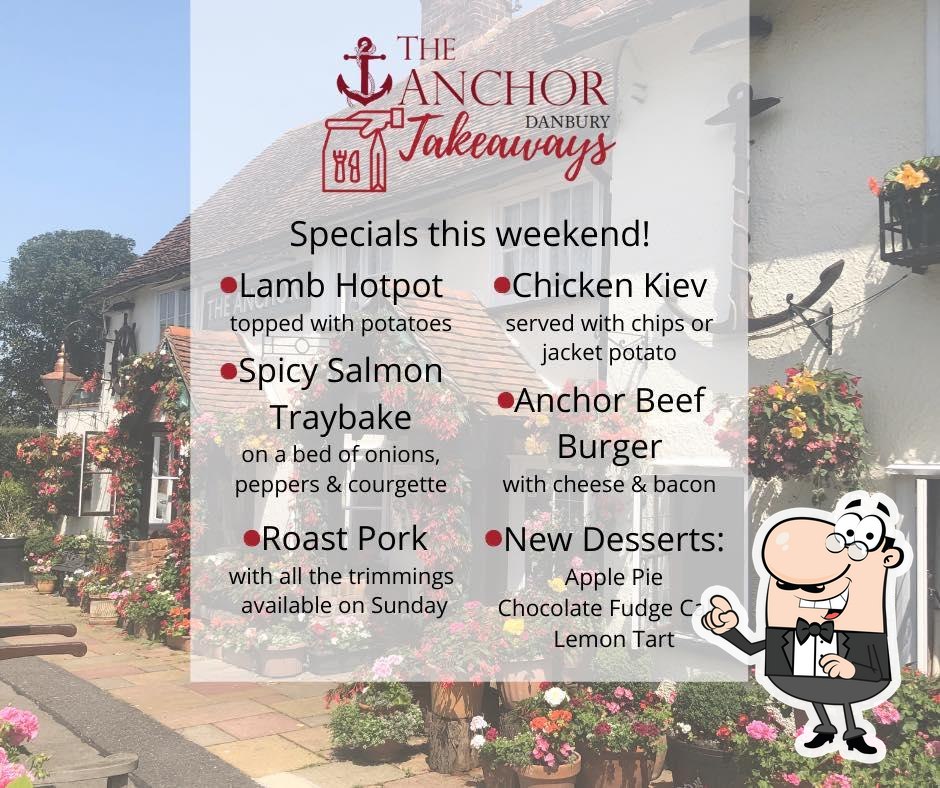 The Anchor Danbury in Danbury Restaurant menu and reviews