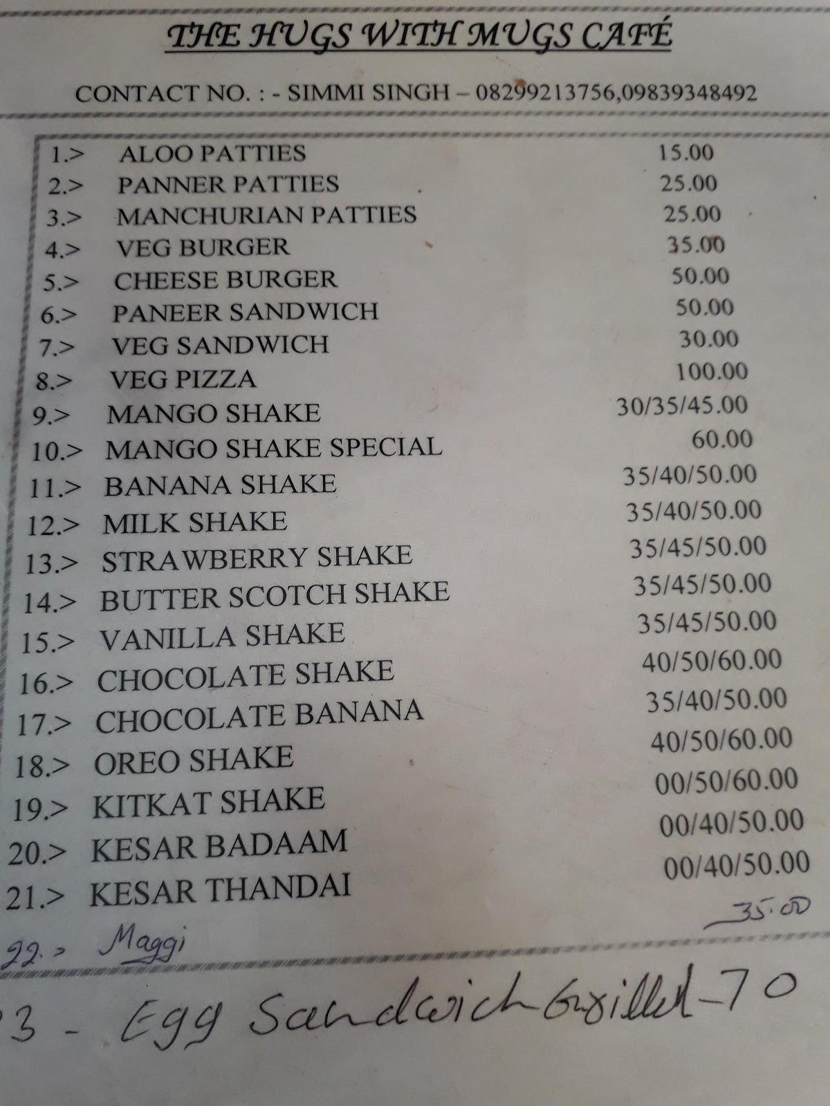 Menu at Tandoori Hub, Kanpur