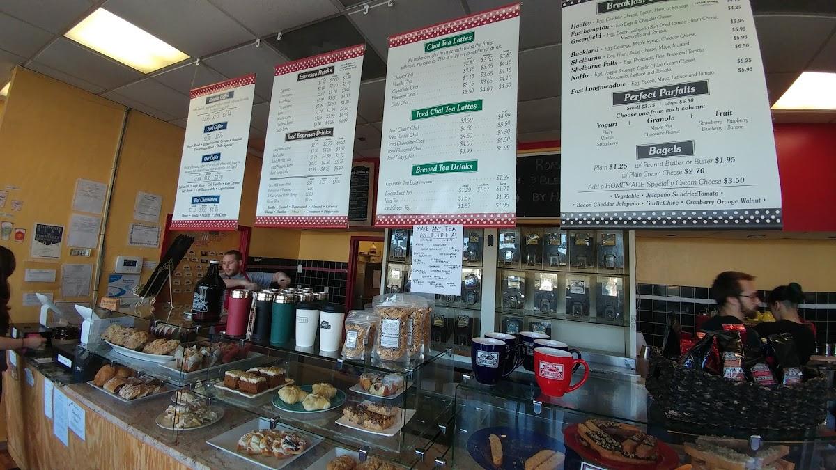 Menu at Shelburne Falls Coffee Roasters cafe, East Longmeadow