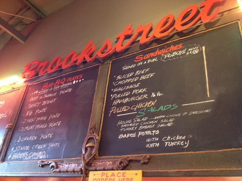 Menu at Brookstreet BarBQ, Sugar Land, Hwy 6