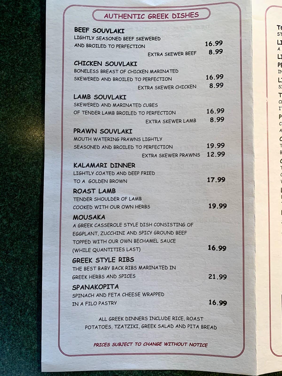 Menu at Porto Fino Express pizzeria, Surrey, 120 St 134
