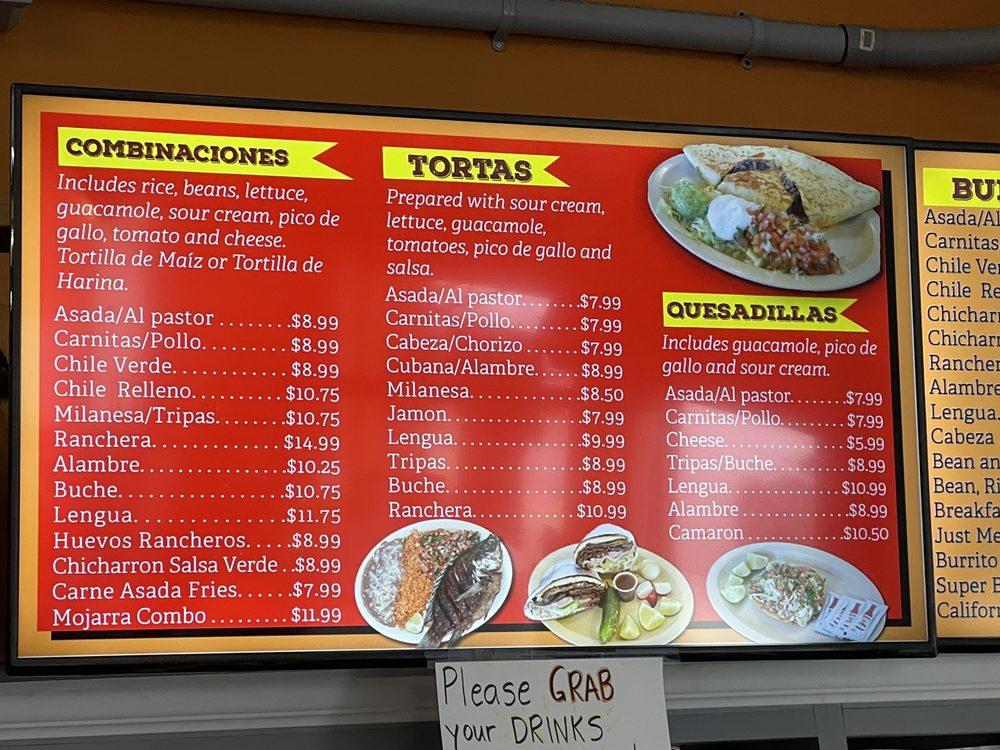 Menu at Establos Meat Market restaurant, Camarillo, Ventura Blvd