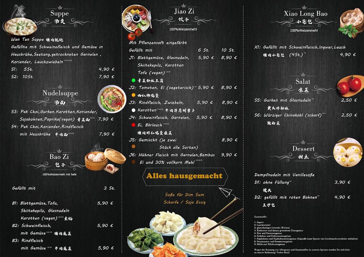 Dedo Dim Sum Augsburg Speisekarte von Chinesisches DIM SUM-DELIKATESSEN restaurant, Augsburg