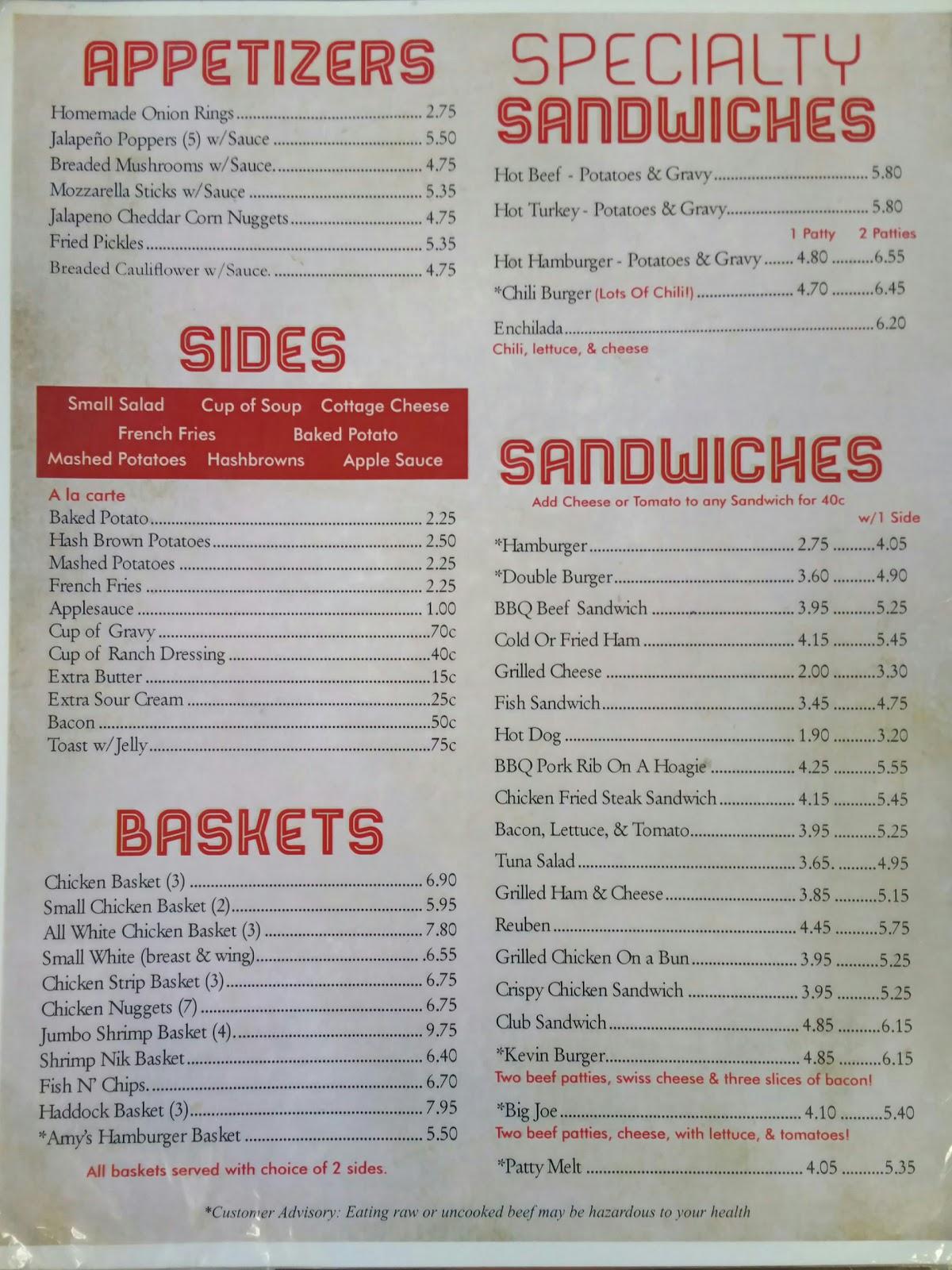 Menu At Merricks Ranch House Restaurant, North Platte