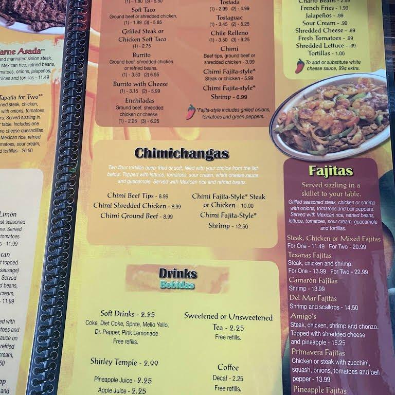 Menu at Tequila Amigos pub & bar, Knoxville, 116 Green Rd