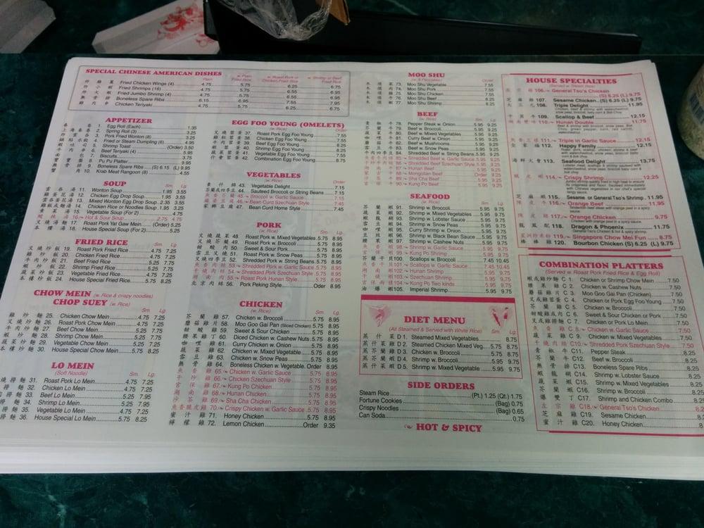 Menu at China Wok restaurant, Wesley Chapel South, Village Mkt