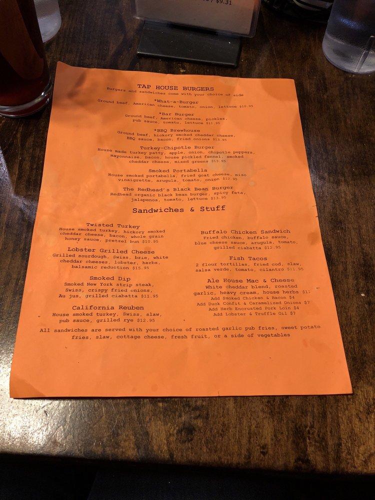 Menu at Midtown Brewing Co. pub & bar, Lansing