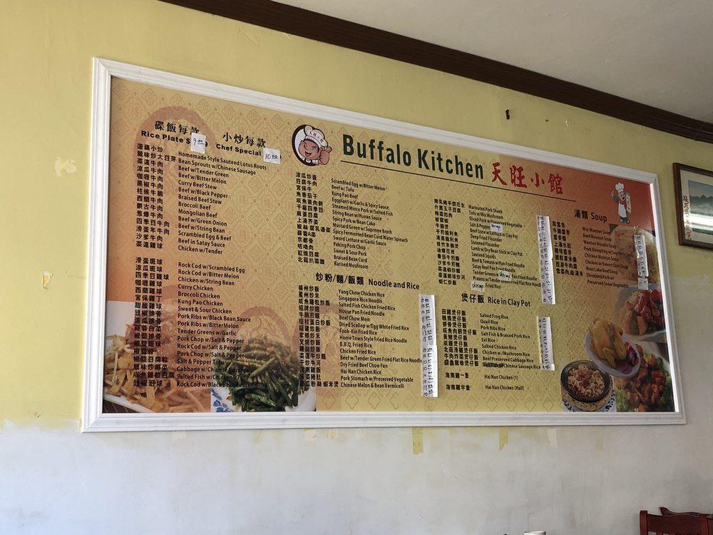 Menu at Buffalo Kitchen restaurant, San Francisco