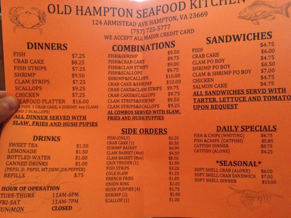 R4c6 Old Hampton Seafood Kitchen Menu 