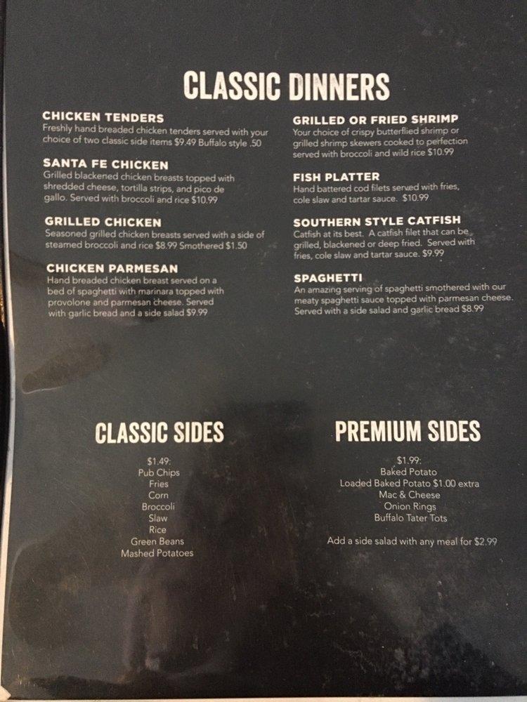 Menu at Little Rick's Neighborhood Bar & Grill, Lebanon Junction