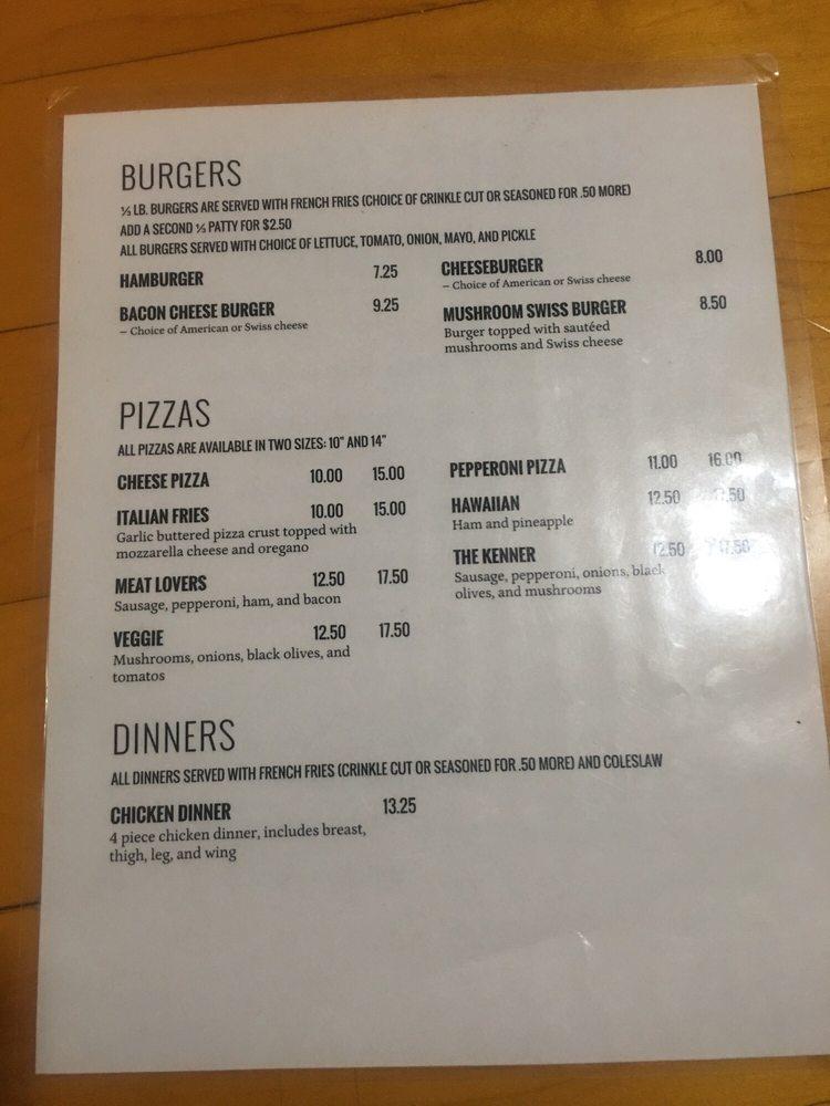 Menu at Schmidts Corner Bar & Grill, Houghton, Fire Hall Rd