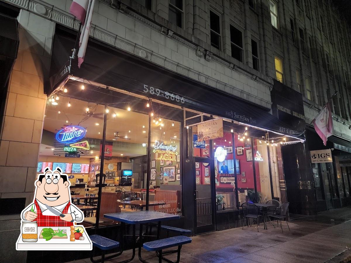 Sicilian Pizza & Pasta Downtown, 627 S 4th St in Louisville