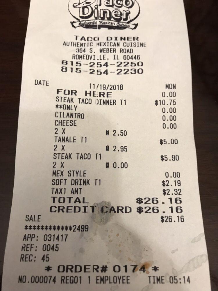 Menu at Taco Dale Romeoville restaurant, Romeoville