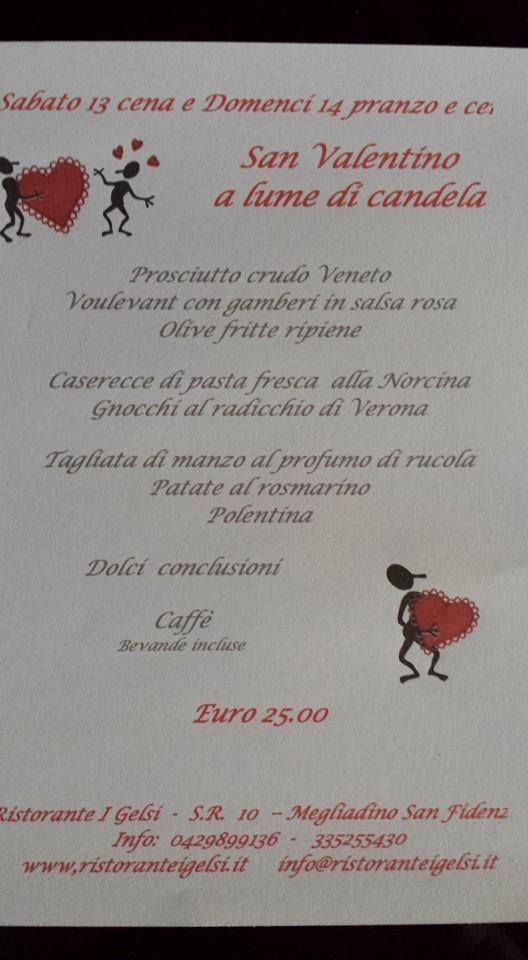 Menu di I Gelsi 
