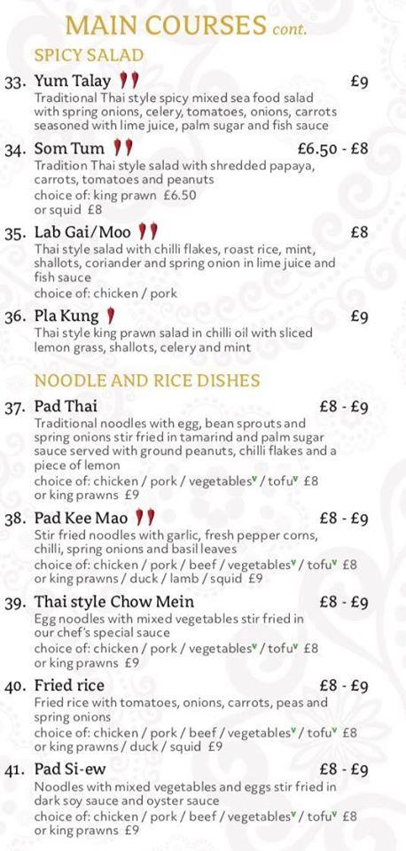 Menu At Thai Orchid Restaurant Scarborough   R4cd Menu Thai Orchid 2021 09 2 