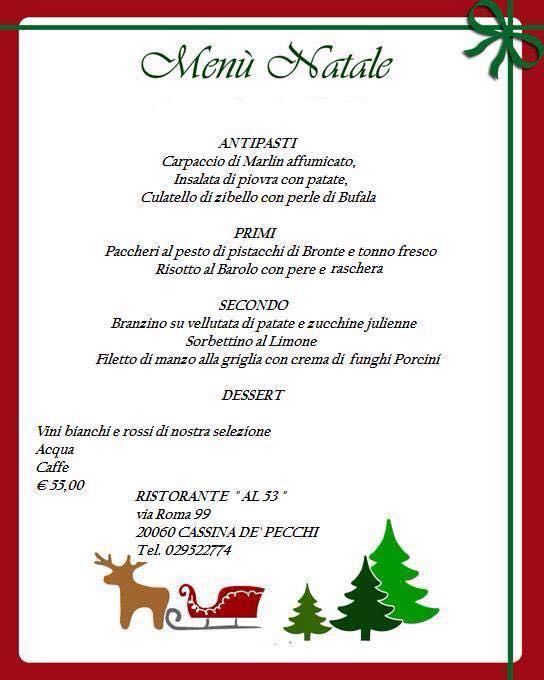 Menu Da Al 53 Pizzeria Cassina De Pecchi 8559