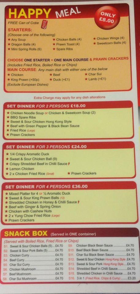 Menu At Fortune Kitchen Fast Food Nottingham   R4d4 Fortune Kitchen Menu 2021 09 4 