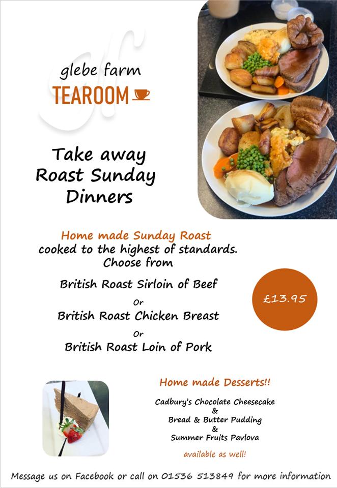 Menu at Glebe Farm Shop & Tea Room cafe, Kettering