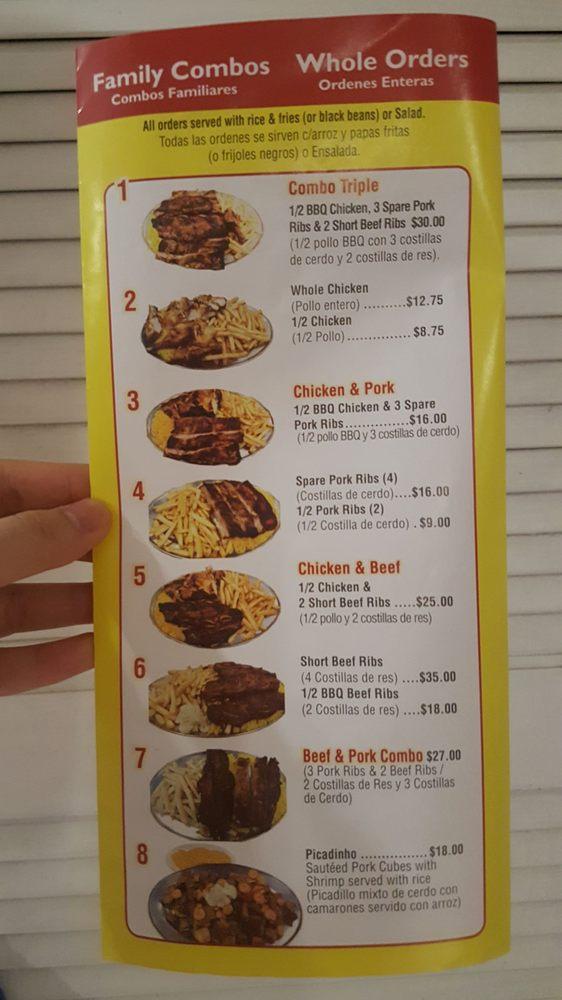 Menu at Mega BBQ, Morristown