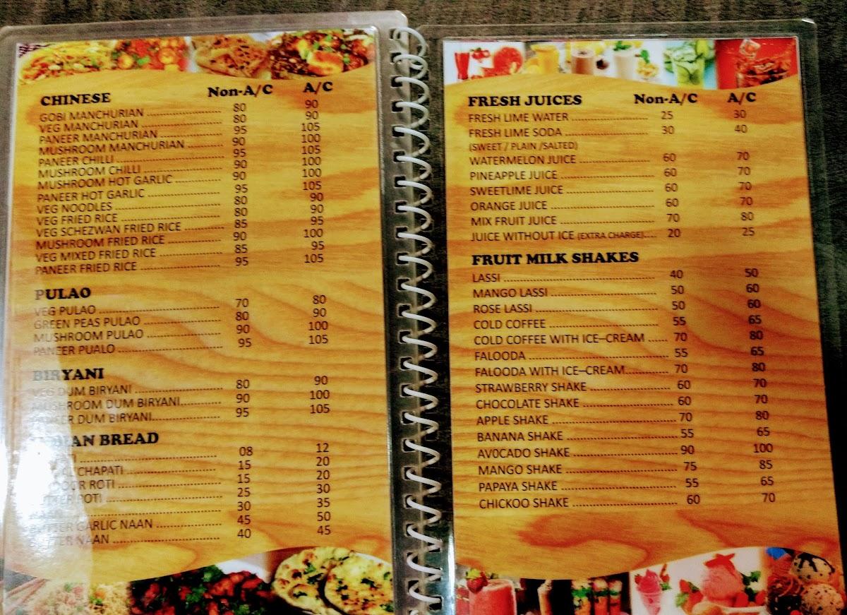 Swagat Restaurant menu