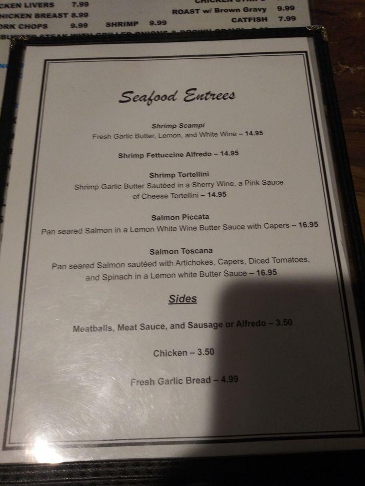 Menu at Trails Inn Restaurant, Gainesville