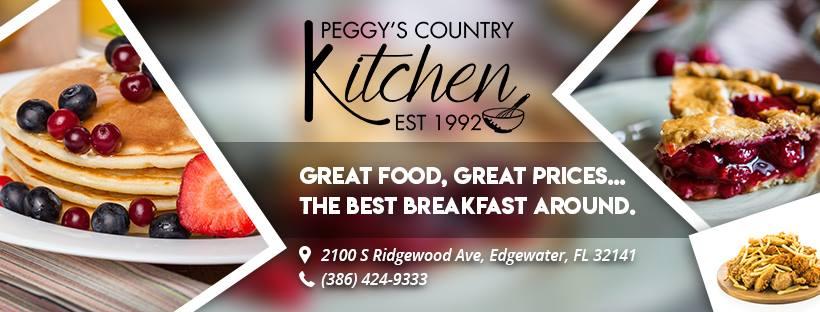Menu at Peggy's Country Kitchen restaurant, Edgewater