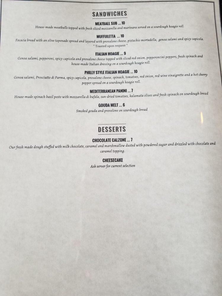 Menu at American Pie WoodFired Pizza pizzeria, Muskogee