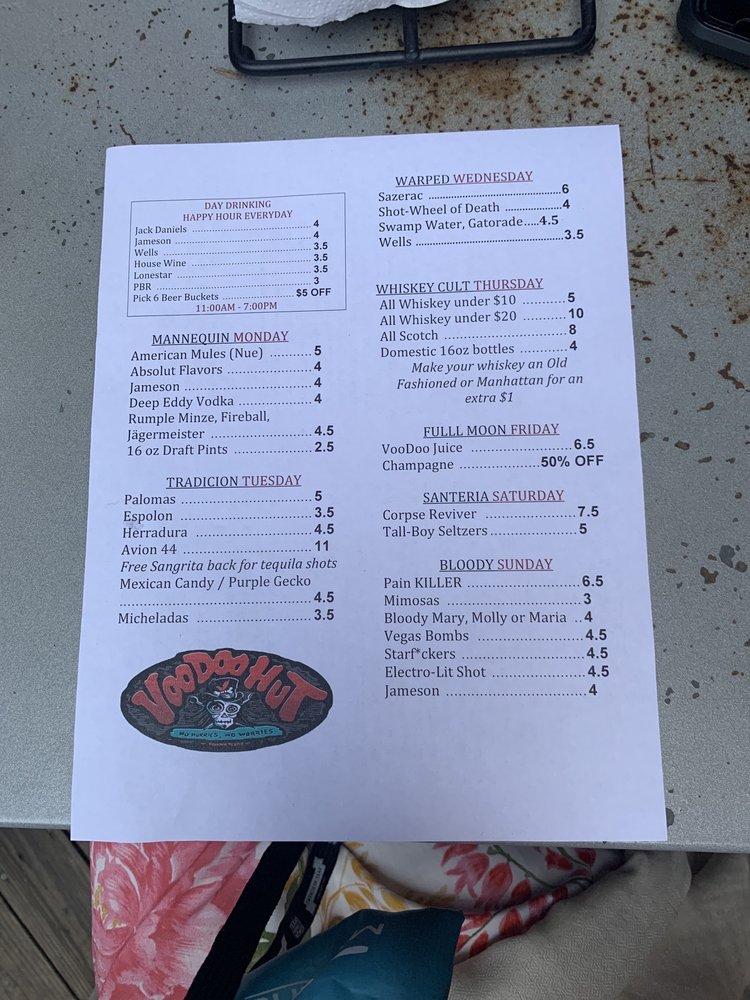 Menu at Cat Scratch Kitchen pizzeria, Kemah