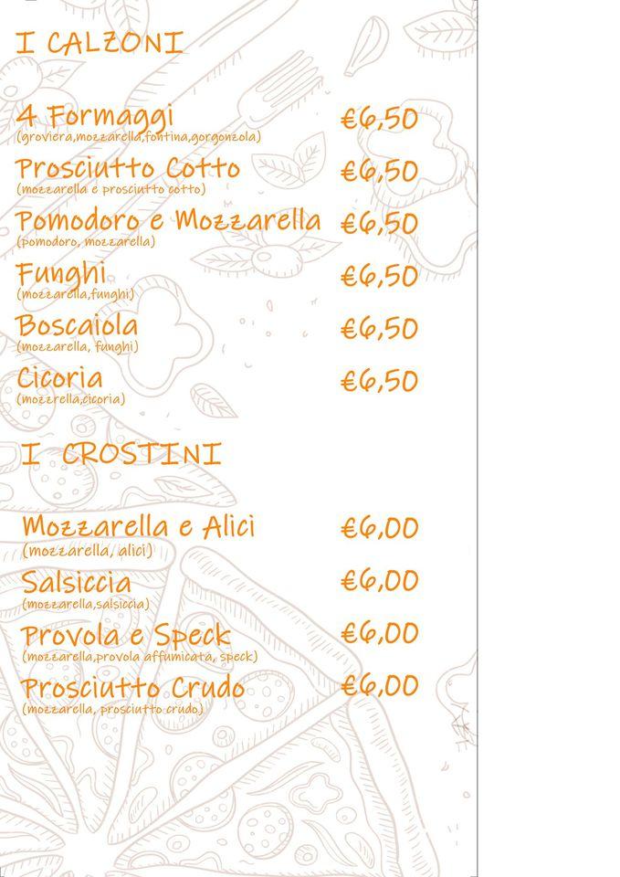 Menu di Ciccio Pizza 