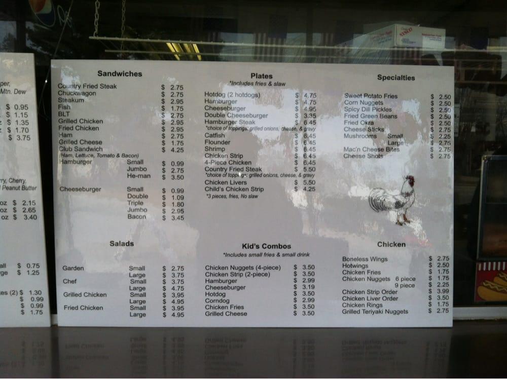 Menu at Bantam Chef of Walhalla desserts, Walhalla