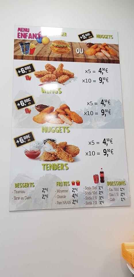 Menu At King Tacos Restaurant Bordeaux