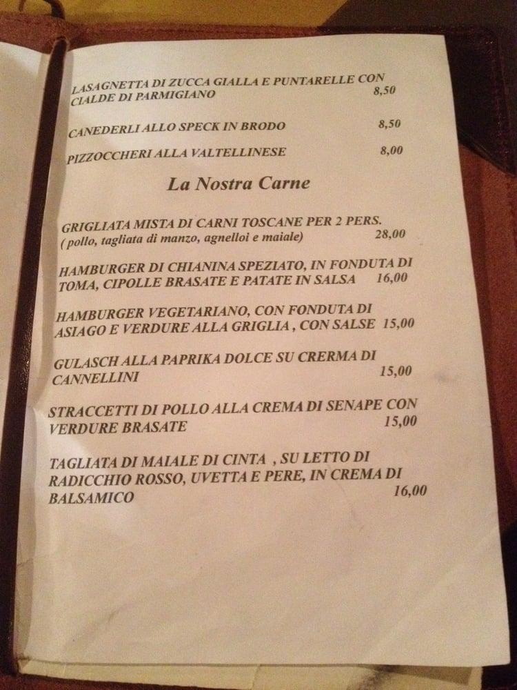 Menu At Birreria Centrale Pub Bar Florence Piazza De Cimatori