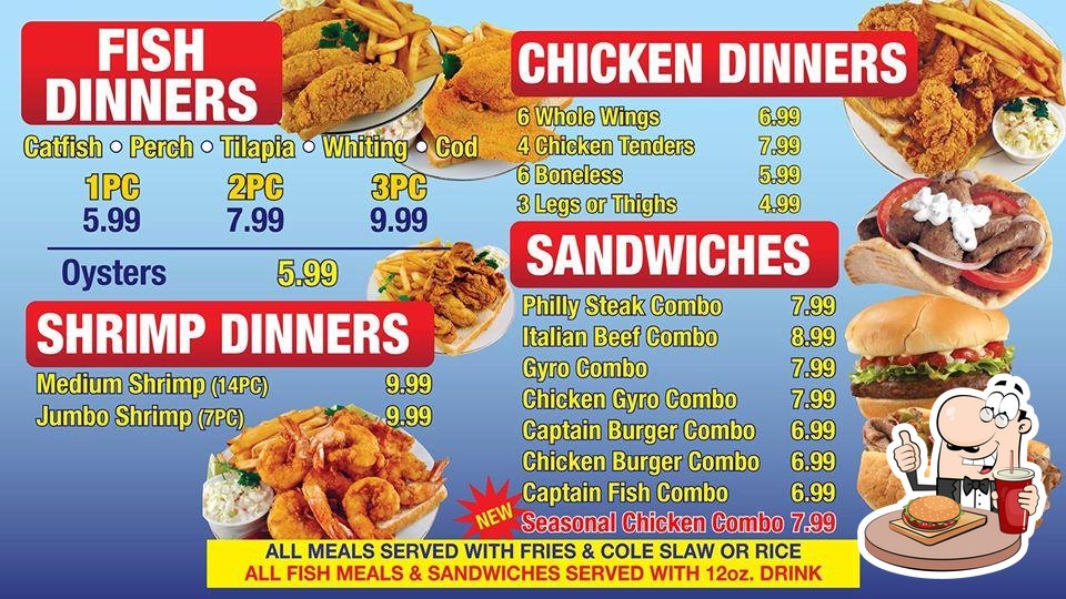 Captain Fish & Chicken in Youngstown - Restaurant menu and reviews