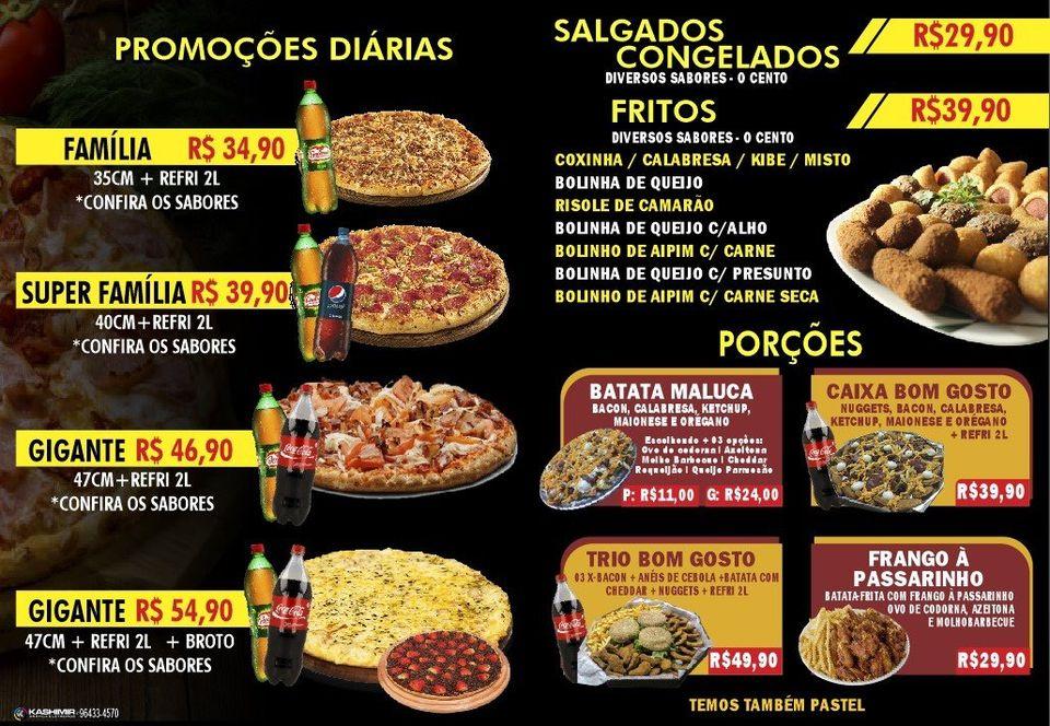 Bom Gosto cardápio