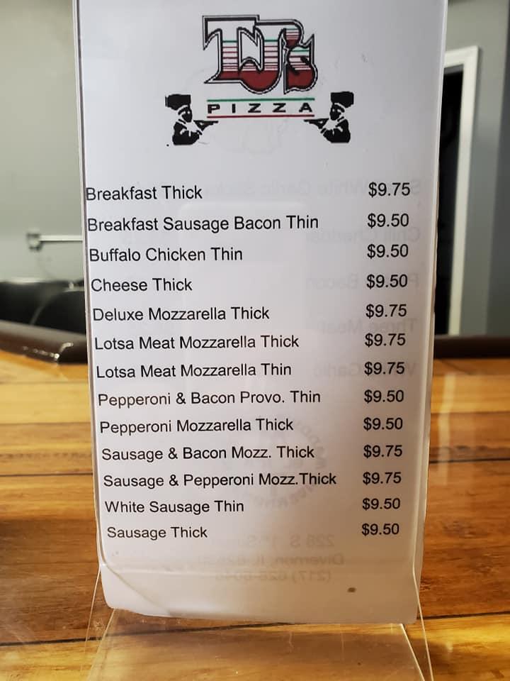 Menu at Maddys "Ol No 6" Tavern pub & bar, Divernon