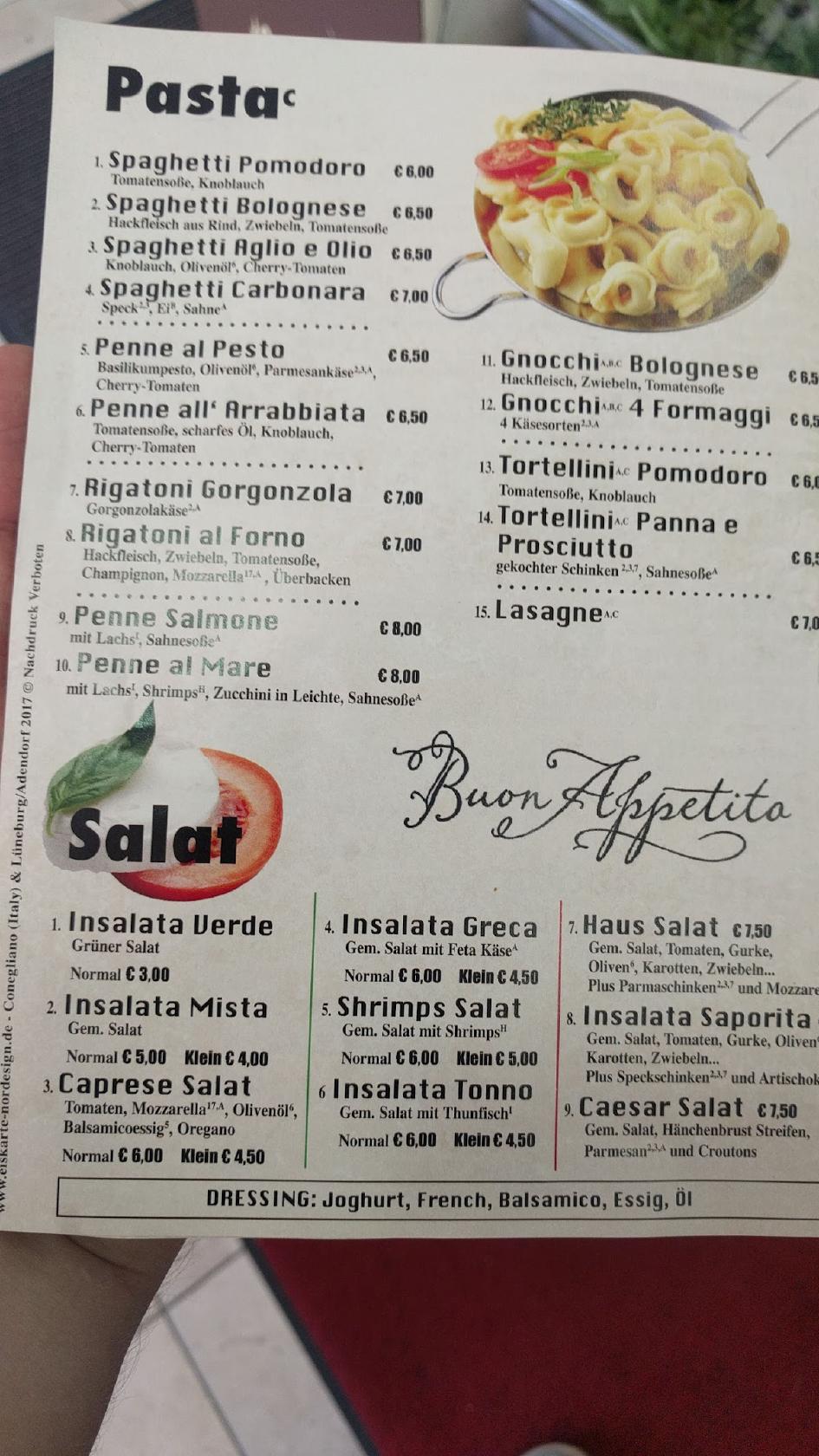 Speisekarte von Non Solo Pizza, Bruckmühl