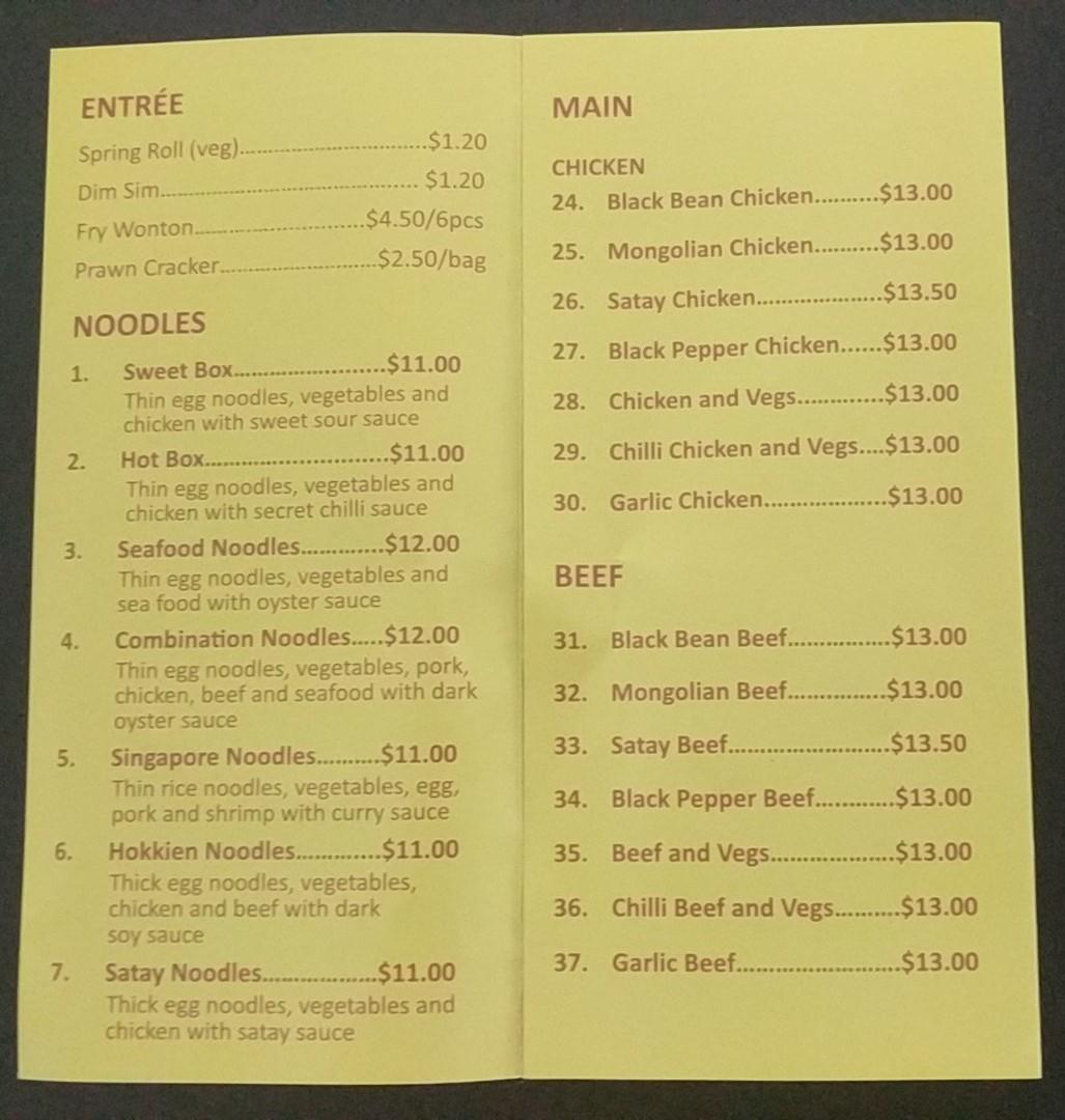 Menu At Yummy Kitchen Restaurant Buninyong   R4ec Yummy Kitchen Menu 2021 08 2 