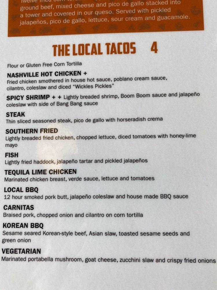 menu-at-the-local-taco-restaurant-murfreesboro