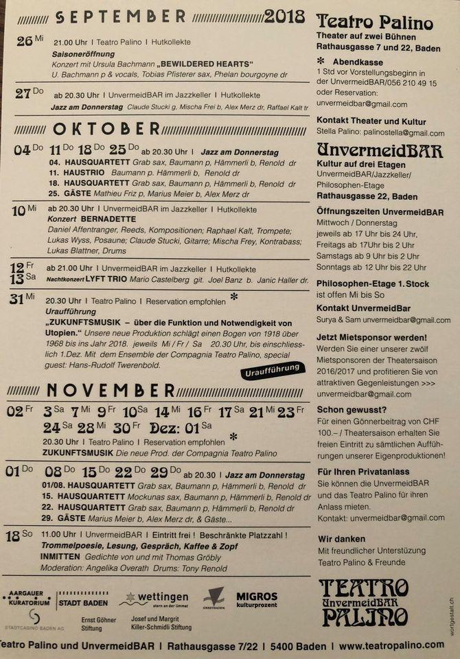 Menu di UnvermeidBAR 