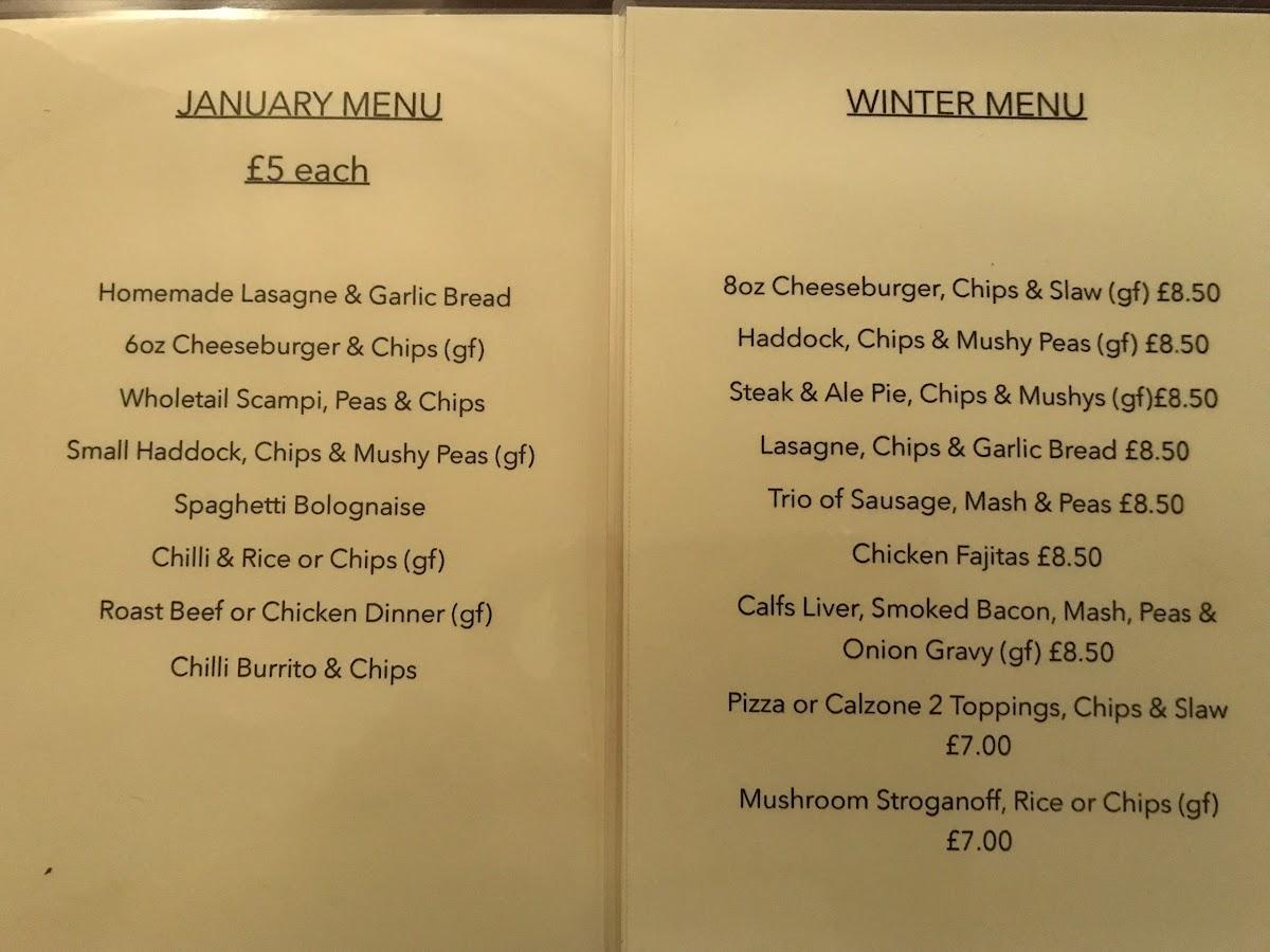 queens arms hotel longford menu