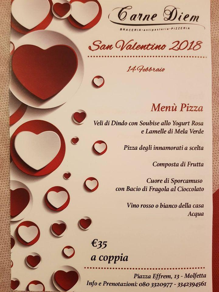 Menu di Carne Diem 
