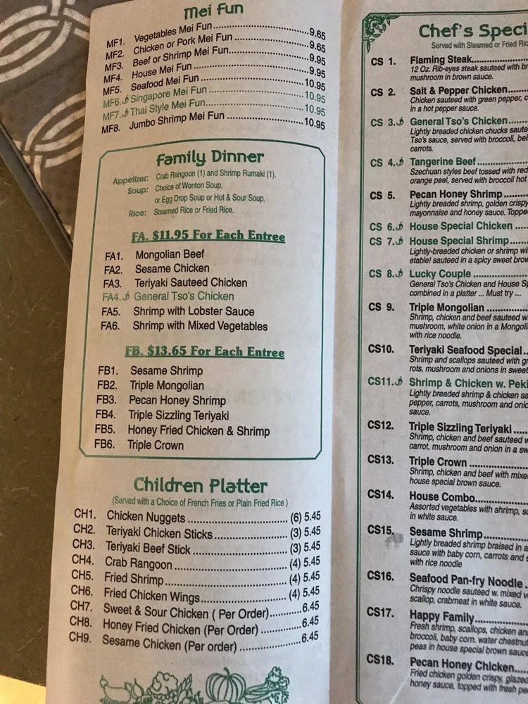Sun Garden Chinese Restaurant Gainesville Ga Menu Fasci Garden