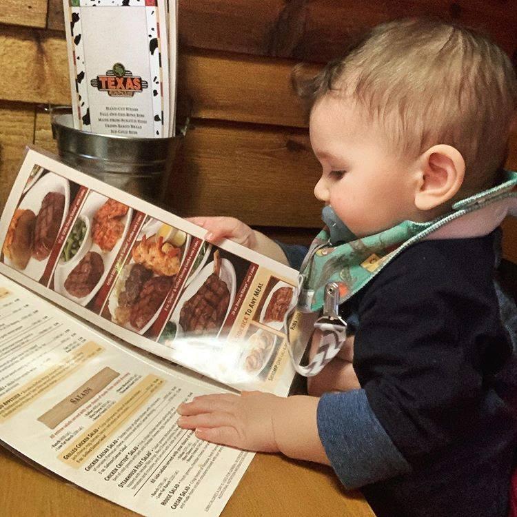 Menu at Texas Roadhouse steakhouse, Richmond, Colby Taylor Dr