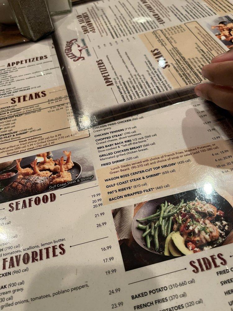 Menu At Saltgrass Steak House Steakhouse El Paso