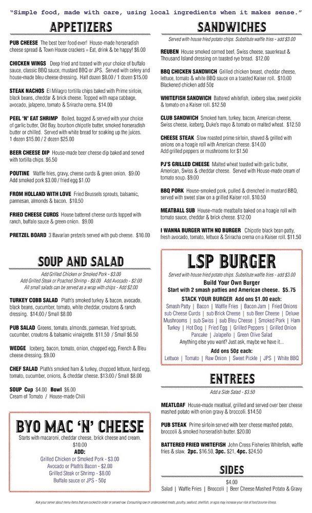 Menu At Lake Street Pub Boyne City   R4fd Menu Lake Street Pub 2022 10 1 